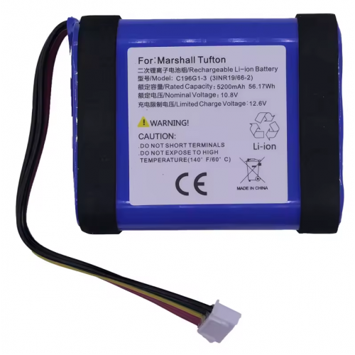 Акумулятор для Marshall Tufton, C196G1-3, 5200 mAh, Original