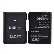 Акумулятор для Nikon EN-EL14 Digital Power 1200 mAh (D3100 D3200 D3300 D5100 D5200 D5300)