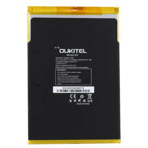 Акумулятор Oukitel K9 6000 mAh