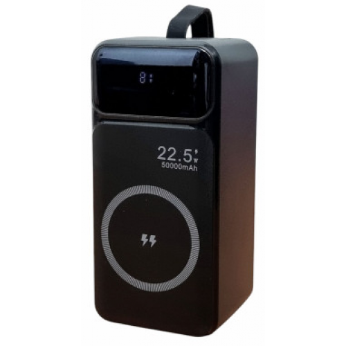 Павер Банк Power Bank PYT-50 Wireless Charger 50000 mAh (QC-PD) 22.5 W-чорний
