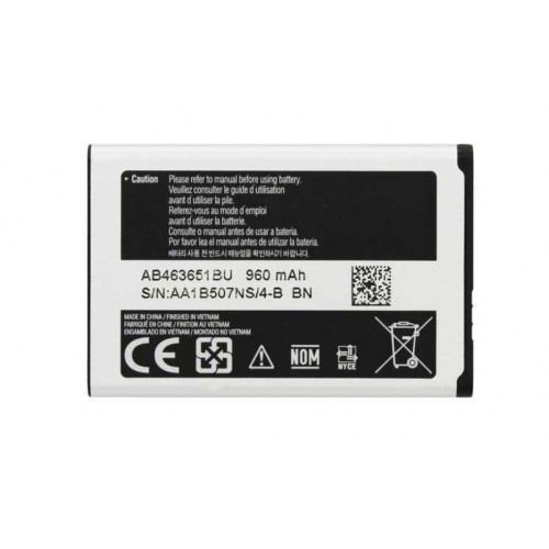 Батарея Samsung AB463651BU/ AB463651BE (S3650, S5550, S5560, S5600, S5603, S5620, S7070, S7220, S940) [Original PRC]