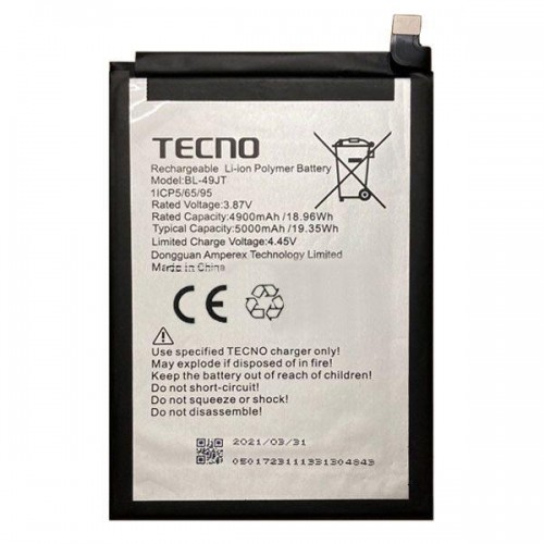 Акумулятор Tecno BL-49JT для Tecno Camon 18   (Original PRC)