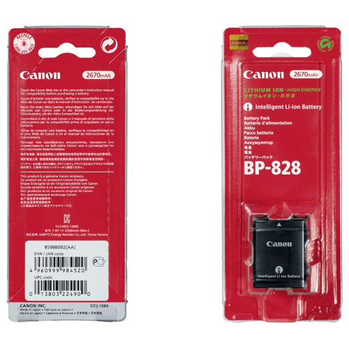 Canon BP-828 ( LEGRIA HF G30, VIXIA HF G30, VIXIA HF G30, VIXIA HF G40, XA20, XA25, XA35)