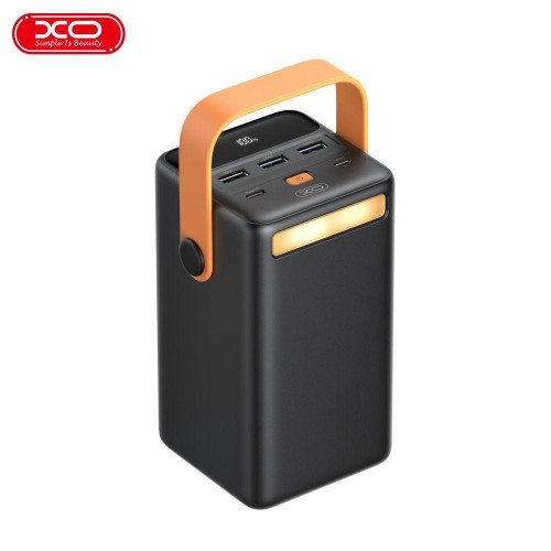 УМБ XO PR168 with carrying handle, emergency lighting QC22.5W/PD20W 50000 mAh (Чорний)