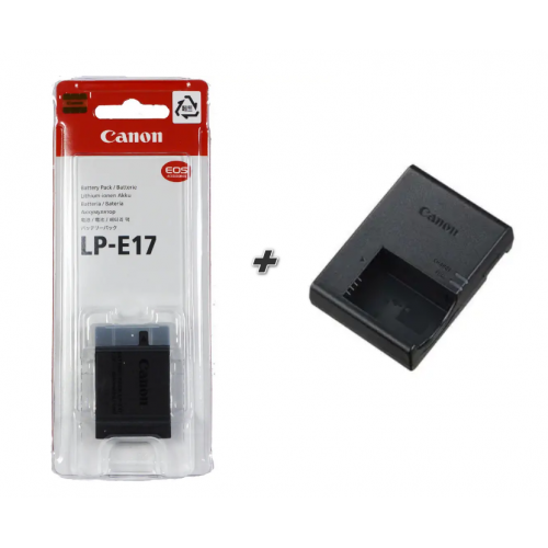 Акумулятор Canon LP-E17 з зарядним пристроєм  (EOS RP M3 M5 M6 200D 750D 760D 850D) 1040 мАг