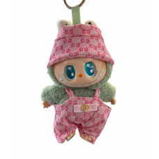 Фігурка-брелок Labubu Gucci Inspired Outfit Pink