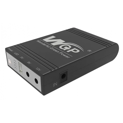 UPS для роутера WGP Mini UPS103A 10400mAh 5V/9V/12V (black)