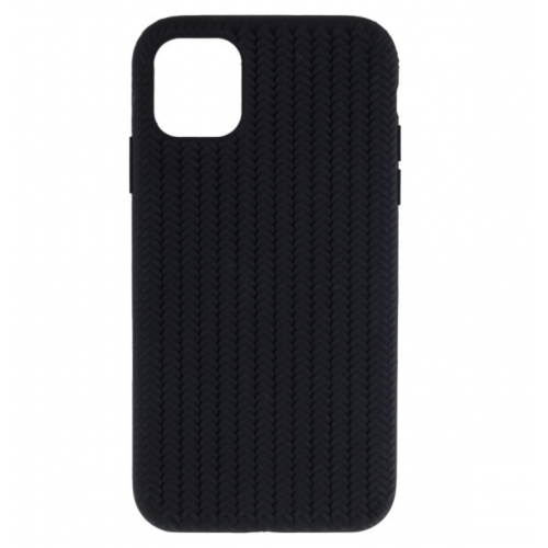 Чохол Silicone Knitted для iPhone 11 Copy (4, Black)