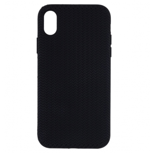 Чохол Silicone Knitted для iPhone Xr Copy (4, Black)
