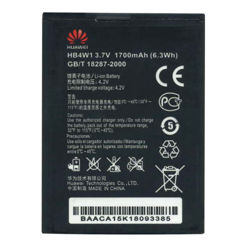 Батарея Huawei HB4W1 (1700mah) C8813 C8813d Y210 Y210c G510 G520 T8951 [Original PRC]