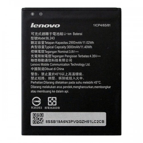 Батарея для Lenovo BL243 (A7000, K3 Note, K50) [Original PRC] 12 мес. гарантии
