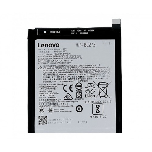 Батарея  Lenovo BL273 K6 Note K8 Plus [Original PRC]